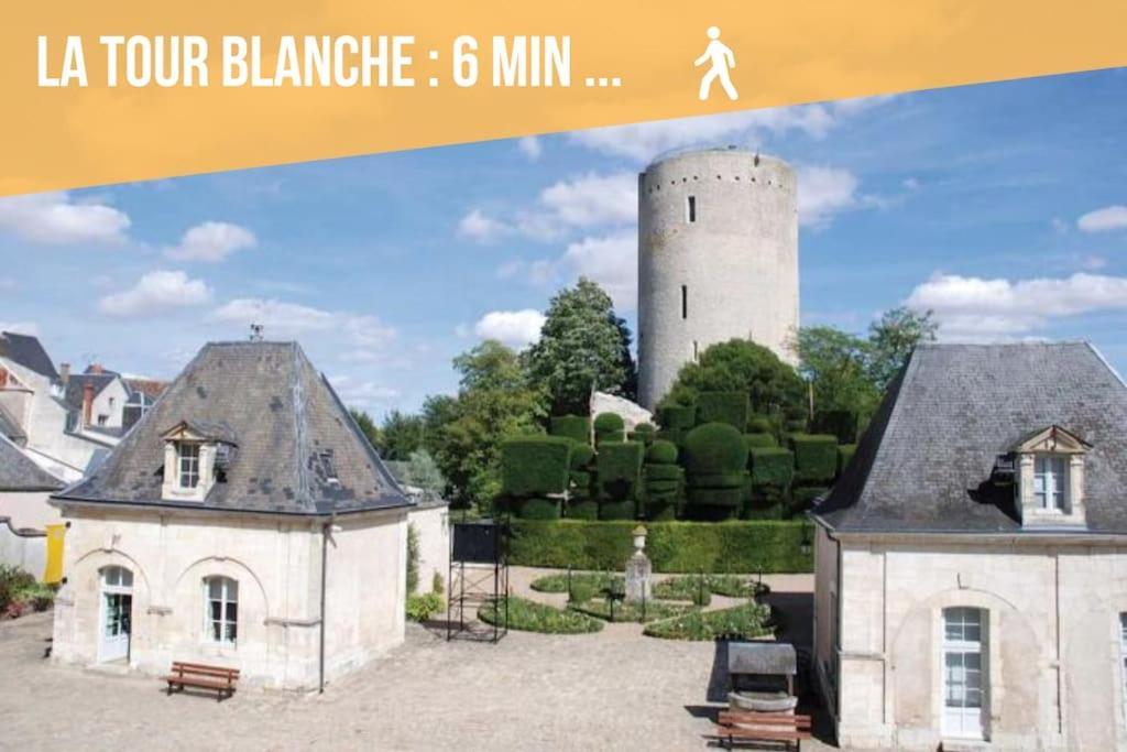 Le Saint-Cyr, Centre-Ville, Cosy, Spacieux Issoudun Eksteriør billede